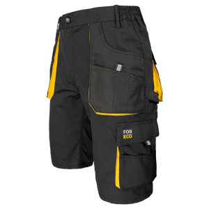 FOR MAN BLACK - Pantaloni de lucru scurti - ultimele bucati