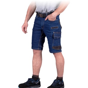 JEANS SHORT 303 Blue - Pantaloni de lucru scurti tip blugi
