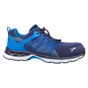 Puma Velocity 2.0 Blue Low – Pantofi de protectie ESD, non-metalici (S1P, SRC, ESD, HRO)
