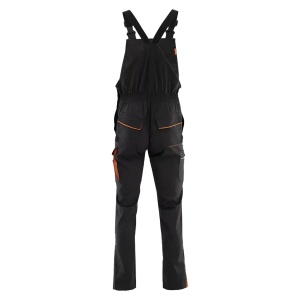  Salopete de lucru elastice, grey/orange