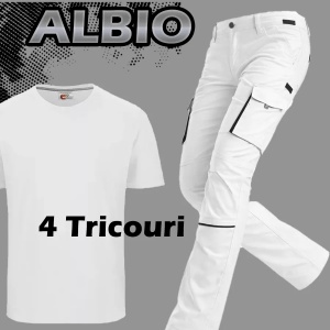 Set Albio - Pantaloni de protectie + 4 tricouri