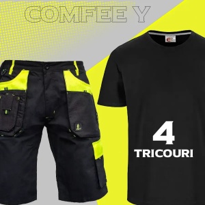 SET COMFEE Y - Pantaloni scurti + 4 tricouri