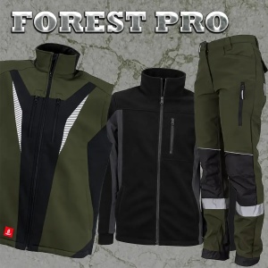 SET ForestPro - Vesta de lucru + jacheta fleece + pantaloni de iarna