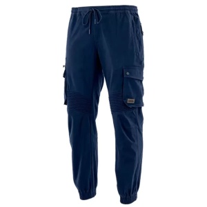 Pantaloni de lucru elastici din bumbac organic – confort si rezistenta, albastru