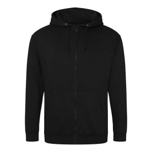 DEEP BLACK - Hanorac cu fermoar, negru