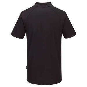 Tricou cu guler, negru