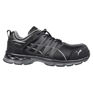 Puma Velocity 2.0 Black Low – Pantofi de protectie ESD, non-metalici (S1P, SRC, ESD, HRO)