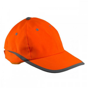 Sapca baseball reflectorizanta, portocaliu fluorescent
