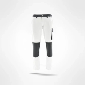 Sara Skiper White - Pantaloni de lucru, albi OUTLET