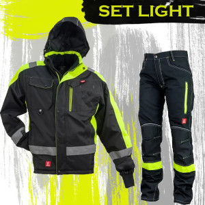 SET LIGHT - Geaca de iarna + pantaloni de protectie