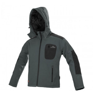 Classic - Jacheta softshell, rezistenta la ploaie si vant, gri OUTLET