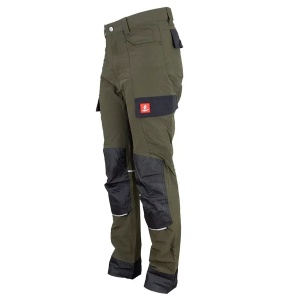 Pantaloni de lucru OUTDOOR, verde/negru