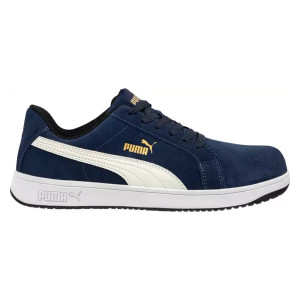 Puma Iconic Suede Black Navy - Pantofi de protectie, non-metalici (S1PL, ESD, FO, HRO, SR)
