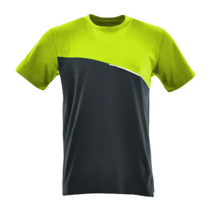 Sara Comfort Plus - Tricou 100% bumbac, negru/galben