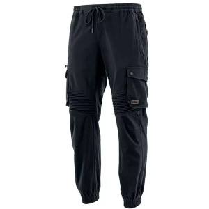Pantaloni de lucru elastici din bumbac organic – confort si rezistenta, negru