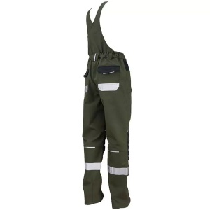 553 - Salopeta de lucru imblanita de iarna, material softshell, elastici