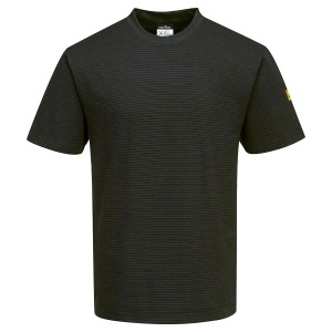 AS20 - Tricou ESD antistatic, negru