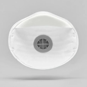 Masca de protectie respiratorie FFP2 cu valva, marcaj Dolomit si benzi sudate (15 buc.)