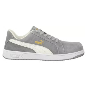 Puma Iconic Suede Grey Low - Pantofi de protectie non-metalici (S1PL, ESD, FO, HRO, SR)