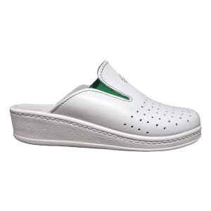 Sanital Light 1352 - Saboti medicali dama albi cu elastic