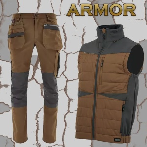 Set ARMOR - Vesta + pantaloni de lucru