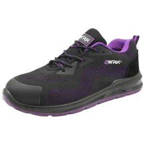 4WRK Horna Purple - Pantofi de protectie dama usori (S1, SR)