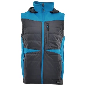 Comfort Plus Petrol Blue - Vesta de iarna, albastru petrol/negru