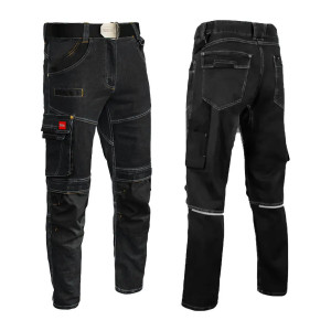 JEANS BLACK - Pantaloni de lucru tip blugi
