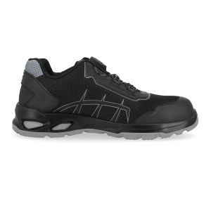Procera Lotus – Pantofi de protectie compozit, cu Sistem de Inchidere Rapida, bombeu compozit, negru/gri (S1PS)
