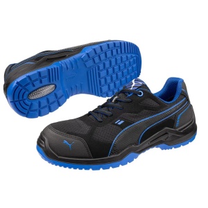 Puma Fuse TC Blue Low – Pantofi de protectie tip adidas, non metalici (S1PS, SR, FO, ESD) - Img 4