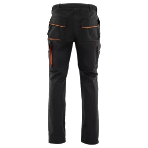 Pantaloni de lucru elastici, grey/orange