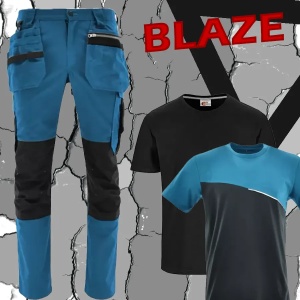 SET BLAZE - Pantaloni de lucru + 2 tricouri