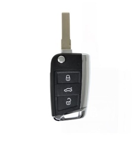 Carcasa Cheie Briceag 3 Butoane VW Golf 7 Crom