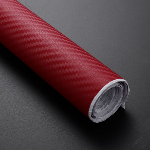 Folie colantare auto Carbon 3D - Rosu (3m x 1,27m) - Img 1