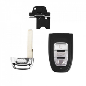 Carcasa Cheie Smart 3 Butoane Audi A4 B8 A5 - Img 2