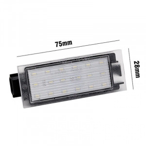 Lampi Led Dedicate Numar Inmatriculare Renault Megane 3 - Img 2