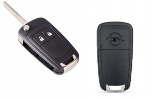 Carcasa Cheie Briceag 2 Butoane Opel Mokka - Img 1