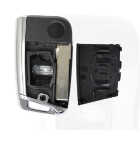 Carcasa Cheie Briceag 3 Butoane VW Golf 7 Crom - Img 2