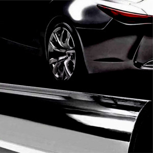 Folie colantare auto Dark Chrome (1m x 1,52m) - Img 1