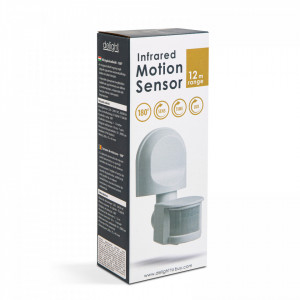 Senzor de miscare - 180° - max 12 m - max 1200W - IP44 - Img 3