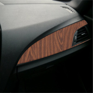 Folie Auto Colantare Trimuri, Model Stejar Inchis Rustic, 100 x 45cm - Img 1