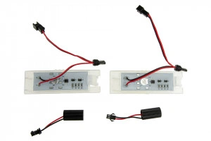 Lampi Led Dedicate Numar Inmatriculare Opel Astra H - Img 2