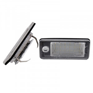 Set 2 Lampi Led Dedicate Numar Inmatriculare Audi A3 S3 - Img 1
