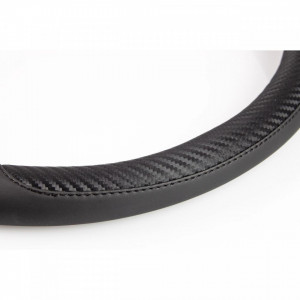 Husa volan negru + carbon SWC-17-M (37-39cm) - Img 2