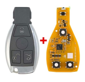 Cheie Xhorse Mercedes BGA Chrome 3 Butoane 315MHz-433MHz XNBZT1GL