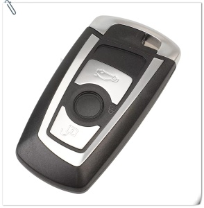 Carcasa Cheie Smart BMW 3 Butoane F10 F20 F25 F30 X1 X3 X5 Argintiu