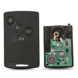 Card Renault Clio 4 2012-2016, Captur 2013-2016 cu 4 butoane, Keyless 434 MHz PCF7945M Hitag AES 4A