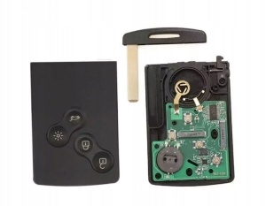 Telecomanda Card Cartela Keyless Renault Koleos 4 butoane
