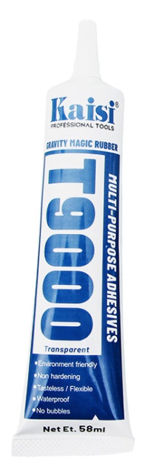 Adeziv Kaisi Crystal Glue, T9000, 58ml, Transparent