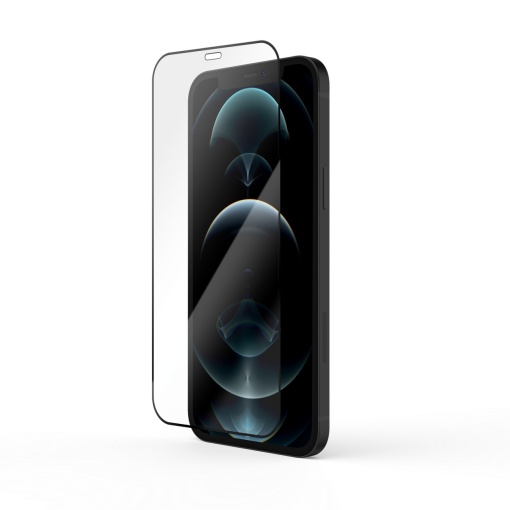 Folie iPhone 12 Pro Max, Full Frame Tempered Glass Vetter GO, Negru, disponibil pe thenx.net